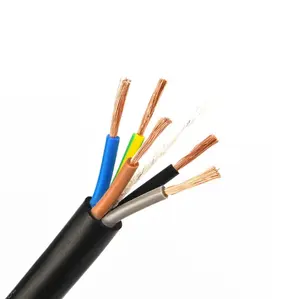 Гибкие управляющие кабели H07RN-F Удлинительный кабель 3g2, 5 мм2 50 м Schuko 3-Wege H07RN-F 5x2,5 мм силиконовый резиновый силовой кабель