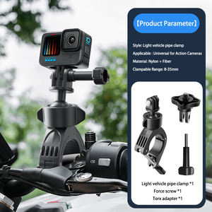Abrazadera de tubo de vehículo, soporte de conducción para cámara deportiva para acción de <span class=keywords><strong>2</strong></span> pulgadas, soporte de motocicleta para In/STA 360 X4 para Go-pros - Product Image 2