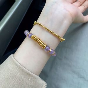 Nouveau Bracelet en Imitation Améthyste Violet Lavande, Bracelet Polyvalent pour Femme, Style Haut de Gamme - Product Image 3