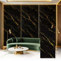 Panel de PVC con diseños de mármol con revestimiento UV de alto brillo, tablero de lámina de plástico laminado de mármol