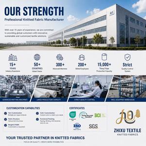 Tissu <span class=keywords><strong>jersey</strong></span> <span class=keywords><strong>uni</strong></span> en coton biologique Supima 100% haute densité 230g/m, antibactérien, écologique et absorbant l'humidité pour - Product Image 3