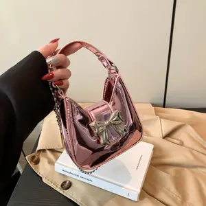 럭셔리 레이디 트렌디 체인 숄더 핸드백 소녀 숙녀 안장 젊은 숙녀 여성을위한 유명한 작은 지갑