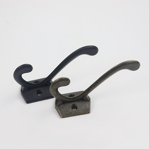 Wall Mounted Zinc Alloy Coat <b>Hook</b> Antique Bronze Color Wardrobe Clothes Hanging <b>Hook</b> Metal Wall <b>Hook</b> - Product Image 3