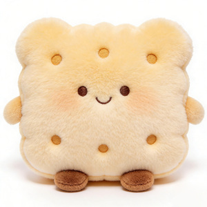 Manufacturer Cute Cotton Toys Plush Throw Biscuit <b>Pillow</b> Soft Custom Biscuit <b>Shaped</b> Plush Throw <b>Pillow</b> Toy Plush Biscuit <b>Pillows</b> - Product Image 3