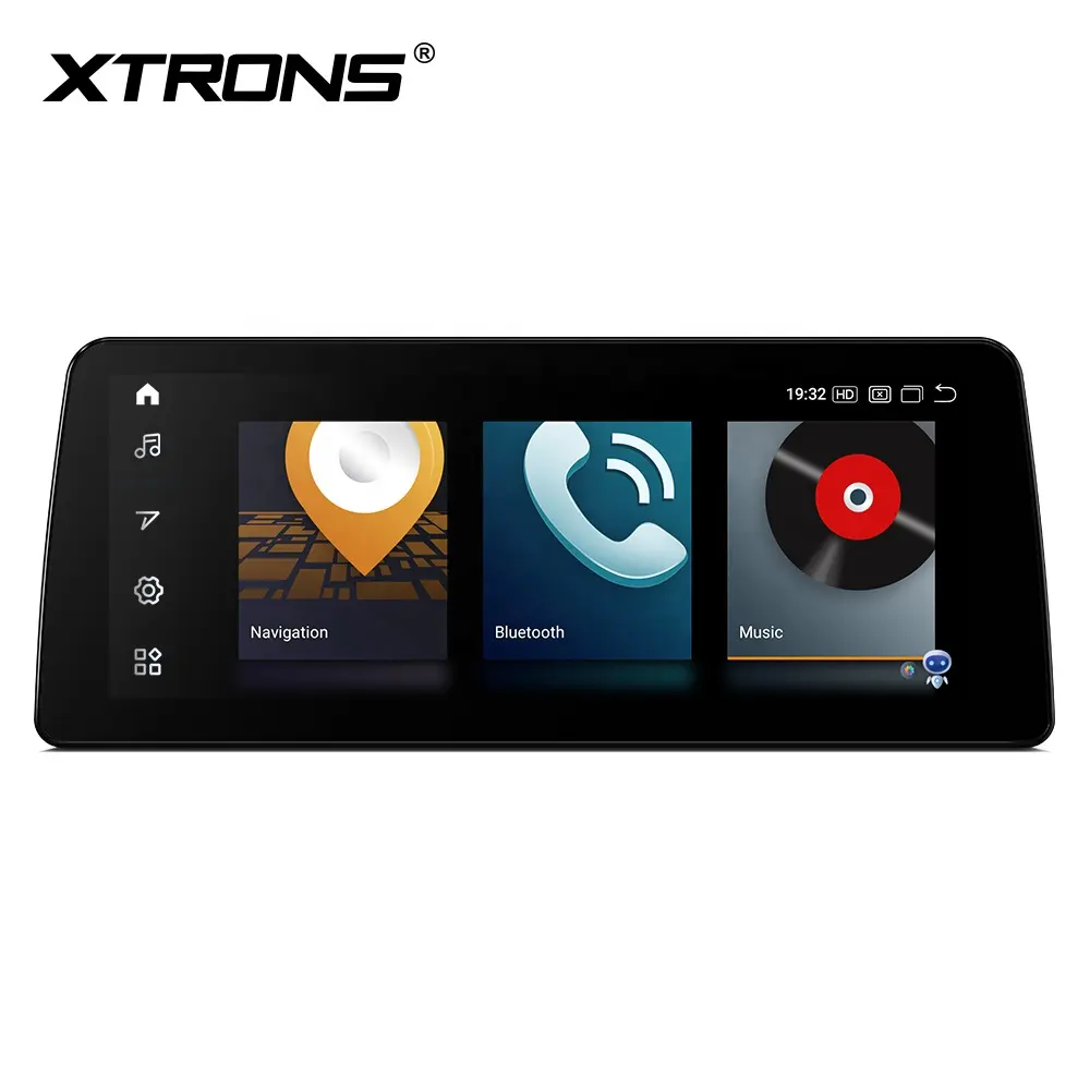 XTRONS 12.3 "안드로이드 12 6 + 128G 자동차 라디오 5 시리즈 E60 E61 안드로이드 화면 원래 CCC CIC 시스템 자동차 멀티미디어 플레이어