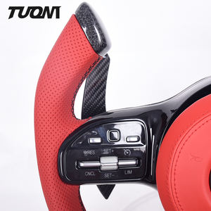 <span class=keywords><strong>Volante</strong></span> <span class=keywords><strong>F1</strong></span> de fibra de carbono personalizado para <span class=keywords><strong>Mercedes</strong></span> Benz W204 W205 CLE GLC A45 - Product Image 3