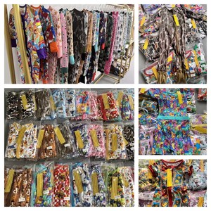 Pigiama per neonati in bambù con stampa Mytery, disponibile in magazzino, tutina in bambù personalizzata di marca famosa, morbida con cerniera per bambini e bambine, all'ingrosso - Product Image 4