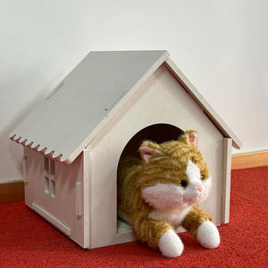 Diseño moderno personalizable gato perro pájaro mascota casa estilo de lujo resistencia al fuego patrón de impresión plegable para sala de estar - Product Image 4
