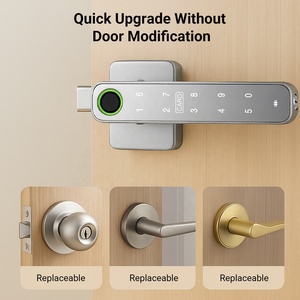 Khóa cửa nhôm phòng ngủ được kiểm soát ứng dụng với lưu trữ dữ liệu đám mây dễ dàng kiểm tra hồ sơ nhập cảnh và kiểm soát khoảng cách dài - Product Image 5