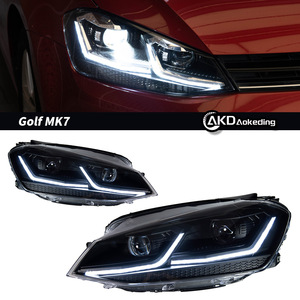 Conjunto de Faros Delanteros LED de Cuatro Lentes de 12v, Nuevos, Especiales para Golf 7/7.5 (13-17), con Señales de Giro Dinámicas, 50W, 4000 Lm - Product Image 1