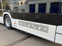 Bus électrique haute capacité modèle E350 série OLGERD avec système de stockage d'énergie et design confortable pour les passagers
