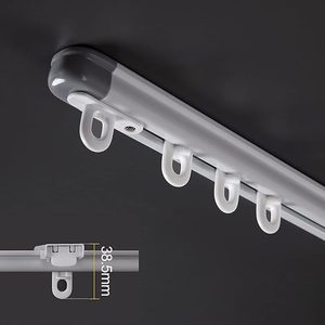 Good Quality Curtain Tracks Adjustable Curtain Rail Modern Rail Slide Curtains Metal Silent <strong>Gliss</strong> Tracks - Product Image 4