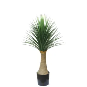 Artificial Real Touch Dracaena SanderianaNew Design Plant Lifelike Artificial Dracaena Fragrans Plant FireProof outdoor potted a