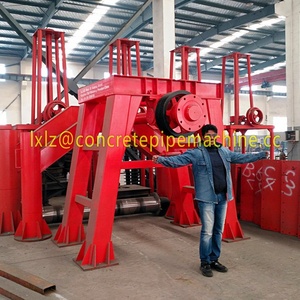 Machine/Ligne de production de tuyaux de drainage en béton préfabriqué à rouleaux de suspension avec moteur de 15 kW - Product Image 4