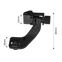 Adaptateur de casque en alliage d'aluminium PVS-14 pour vision nocturne, compatible avec le support NVG, s'adapte aux casques Mich Fast M88 Wendy
