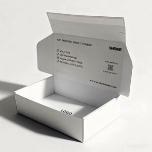Boîte de transport en carton ondulé haut de gamme personnalisée auto-scellante avec pelliculage mat et gaufrage pour emballage cosmétique crème <span class=keywords><strong>visage</strong></span> - Product Image 2