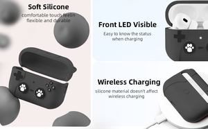 Fundas <span class=keywords><strong>de</strong></span> Silicona Suave para Apple <span class=keywords><strong>Airpods</strong></span> <span class=keywords><strong>Pro</strong></span>, Cubierta Protectora para Auriculares Inalámbricos, Funda para <span class=keywords><strong>Caja</strong></span> <span class=keywords><strong>de</strong></span> <span class=keywords><strong>Carga</strong></span> <span class=keywords><strong>de</strong></span> Apple Air Pods <span class=keywords><strong>Pro</strong></span> - Product Image 3