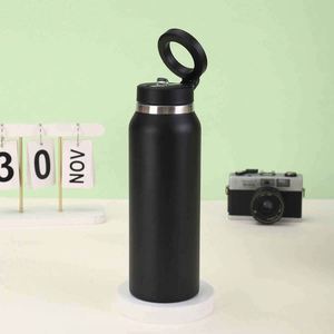Stainless Steel Vacuum Tumbler Double Wall Insulated With Lid Travel Bottle Minimalist Design 24H Thermal Performance - Product Image 4