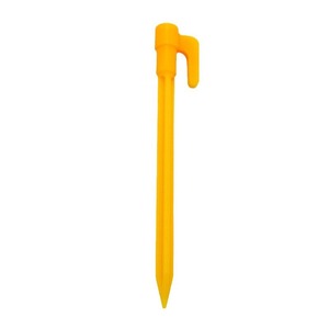 Piquets de tente en plastique jaune, 1 ensemble de piquets de sol pour le camping en plein air toutes saisons - Product Image 4