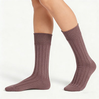 Chaussettes super douces en cachemire et laine mérinos pour femmes, échantillon gratuit