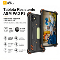 Tablet AGM PAD P3 yang Tahan Banting 8,68 inci 120Hz IP68/IP69K 7200mAh Android 16 6+128GB 50MP 4G LTE Dengan NFC GPS Untuk Luar Ruangan