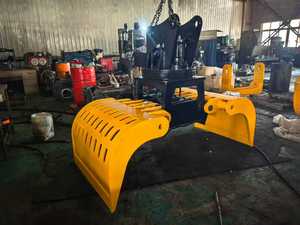 Grappin rotatif hydraulique pour excavatrice, grappin de godet pour excavatrice de 11 à 16 tonnes avec grappins rotatifs hydrauliques à 360 degrés - Product Image 1
