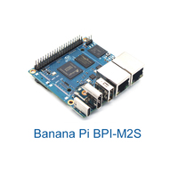 Le BPI-M2S Banana Pi d'origine est conçu avec la puce Amlogic A311D/S922x et prend en charge 2 ports LAN Gigabit 4 Go de RAM 16 Go EMMC
