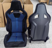 Siège baquet en carbone OEM le plus vendu avec rail coulissant, sièges Recaro Sportster CS en cuir PVC et daim, sièges Recaro Podium