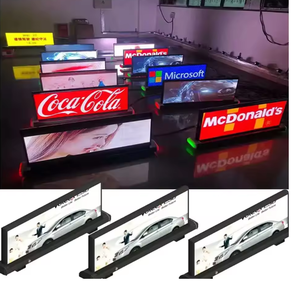 Taxi biển quảng cáo LED p2.5 P5 HD ngoài trời cán hai mặt taxi LED Video dấu hiệu hiển thị taxi Top Màn hình LED - Product Image 6