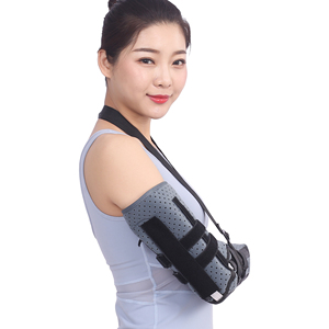 Fracture du bras Chirurgie au lieu de plâtre Bandage respirant Bras Sling avec latte Coude Brace Coude Fixation Ceinture - Product Image 4