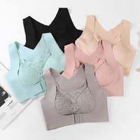 Soutien-gorge de haute qualité pour femmes, à fermeture avant, correcteur de posture, push-up, sans armatures, soutien-gorge de sport, lingerie