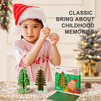 CT2216 Jouet éducatif classique : cultivez un sapin de Noël à la maison – Sapin de Noël magique Mideer
