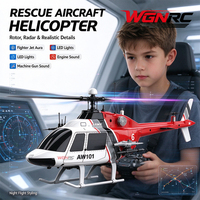 WGNRC 468-4 Simulations-Mini-RC-Rettungshubschrauber-Automodell Mini-RC-Quadcopter-Flugzeugauto mit faltbarem Mini-RC-Quadcopter-Spielzeug für die Hosentasche