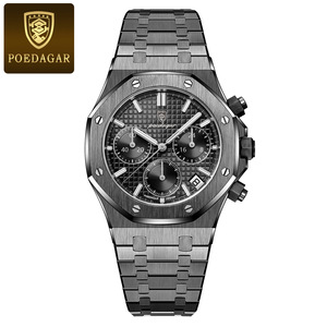 <span class=keywords><strong>Orologio</strong></span> da Polso di Lusso da <span class=keywords><strong>Uomo</strong></span> in Acciaio Inossidabile POEDAGAR 926 Cronografo al Quarzo Montre Hommes <span class=keywords><strong>Orologio</strong></span> Maschile - Product Image 5