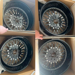 ล้ออัลลอยด์อะลูมิเนียมใหม่ 6061-T6 ขนาด 24*10 24*12 24x14 สำหรับรถออฟโรด ขัดเงา/สีดำ  ล้อแบบกำหนดเอง American Force - Product Image 6
