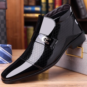 Chaussures habillées en cuir pour hommes, style Oxford, bottines à bout pointu, pour affaires et mariages, Zapatos De Hombre - Product Image 1