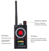 Mejor Detector de Cámaras Inalámbricas Ocultas Antiespía, Detector de Señales RF K18, Detector de Señales RF GS