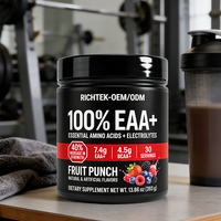 Fournisseur OEM de poudre de vitamine B complexe, BCAA, EAA, poudre pré-entraînement, complément alimentaire de santé, marque privée