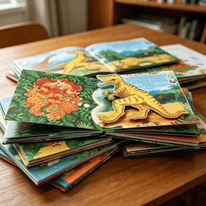 Impresión de libros bíblicos para niños de tapa dura personalizada de fábrica al por mayor con libros emergentes a todo color - Product Image 1