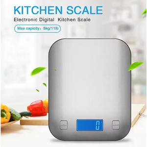 Báscula de Cocina Electrónica Portátil de Acero Inoxidable, 5 kg/1 g, Alta Precisión para Uso Doméstico, para Hornear Pan y Bollos al Vapor - Product Image 2