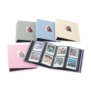 Lerp&Premium Album photo en lin de 3 pouces avec 128 pochettes et affichage frontal pour appareil photo Fujifilm <span class=keywords><strong>Instax</strong></span> <span class=keywords><strong>Mini</strong></span> 3 pouces - Product Image 3