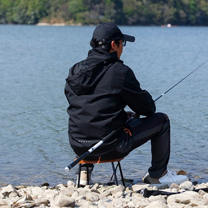 Tabouret de camping en plein air Tabouret de pêche Tabouret Mazar Cadre en aluminium Chaise de camping pour randonnée - Product Image 4