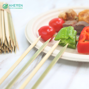 18cm dùng một lần BBQ xiên giá rẻ nhất phẳng tre xiên cho BBQ bán buôn tre xiên - Product Image 3