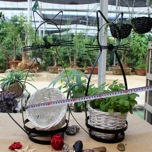 Lớn Mây Giỏ Tường Treo Nhà Máy Móc Áo Giỏ Cho Các Nhà Máy Ngoài Trời Hoa Trồng Wicker Nhà Máy Móc Áo Giỏ - Product Image 4