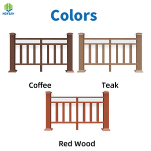 Ngoài trời WPC vật liệu tổng hợp lan can lan can hàng rào lan can lan can WPC vườn thành phố kỹ thuật lan can sân thượng danh lam thắng cảnh lan can - Product Image 5