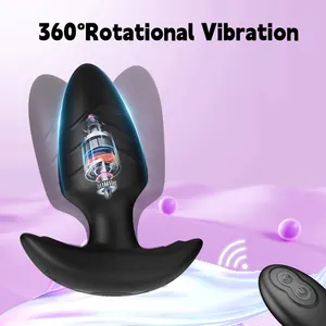 Vibrator Anal untuk pria/steker Anal dengan pengendali jarak jauh Vibrator Plug bokong mainan seks Masturbator murah/steker Anal