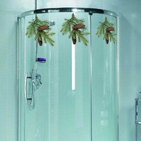 Nouvel article Film statique couleur amovible pour autocollants de fenêtre de salle de bain aucune colle requise pour les fenêtres en verre