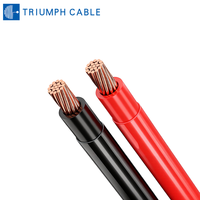 THHN kawat tembaga terjalin 6 AWG kawat tembaga 600V kawat bangunan jaket nilon untuk perumahan CNC tanah industri