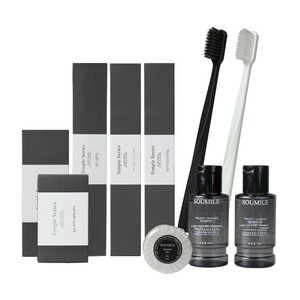 Kit de Salle de Bain Jetable Haut de Gamme pour Hôtels et Gîtes : Brosse à <span class=keywords><strong>Dents</strong></span> à Poils Doux, Dentifrice et Outils Dentaires, Emballage Boîte, Idéal Hôtellerie et Accueil à Domicile - Product Image 5