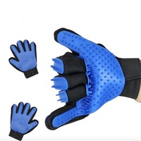 Gant de toilettage double face pour animaux de compagnie (chiens et chats) à 259 picots, brosses pour animaux de compagnie, meilleur vente, prix d'usine